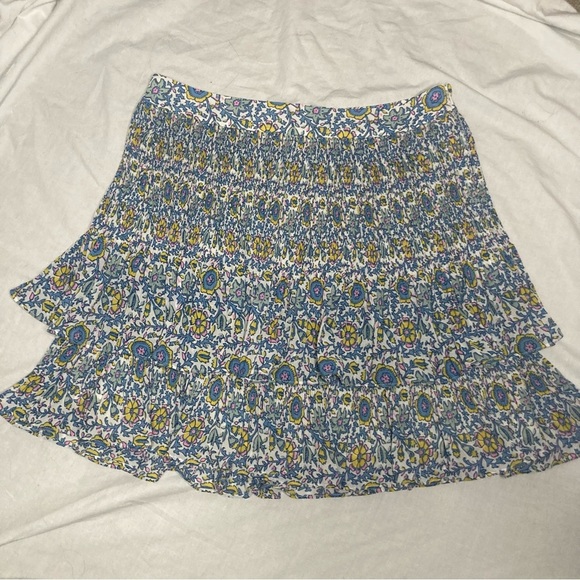 NWT Boden Plisse Tiered Skater Mini Skirt Size 8 - Picture 4 of 7